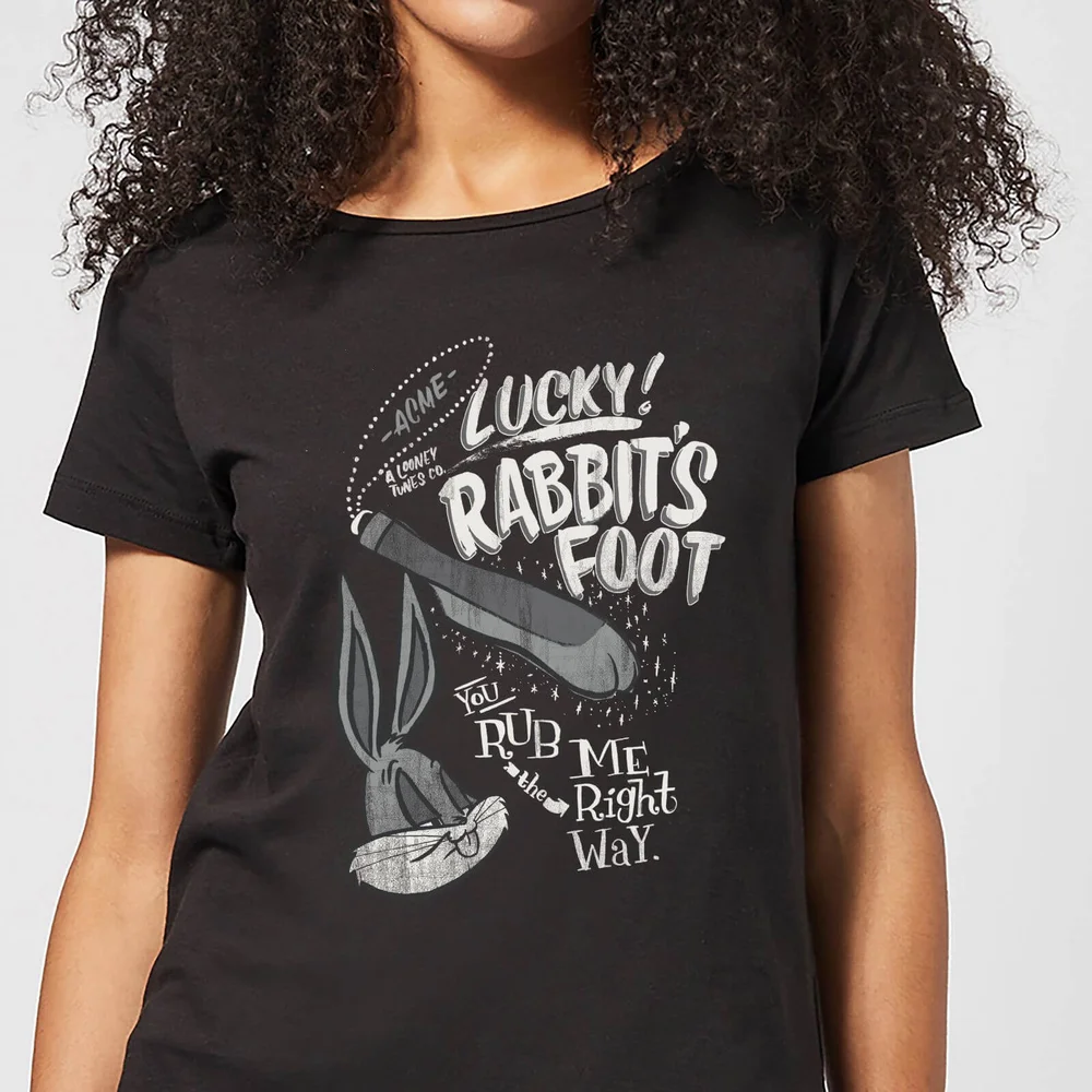 Looney Tunes ACME Lucky Rabbits Foot Women's T-Shirt - Black - S Bild 1