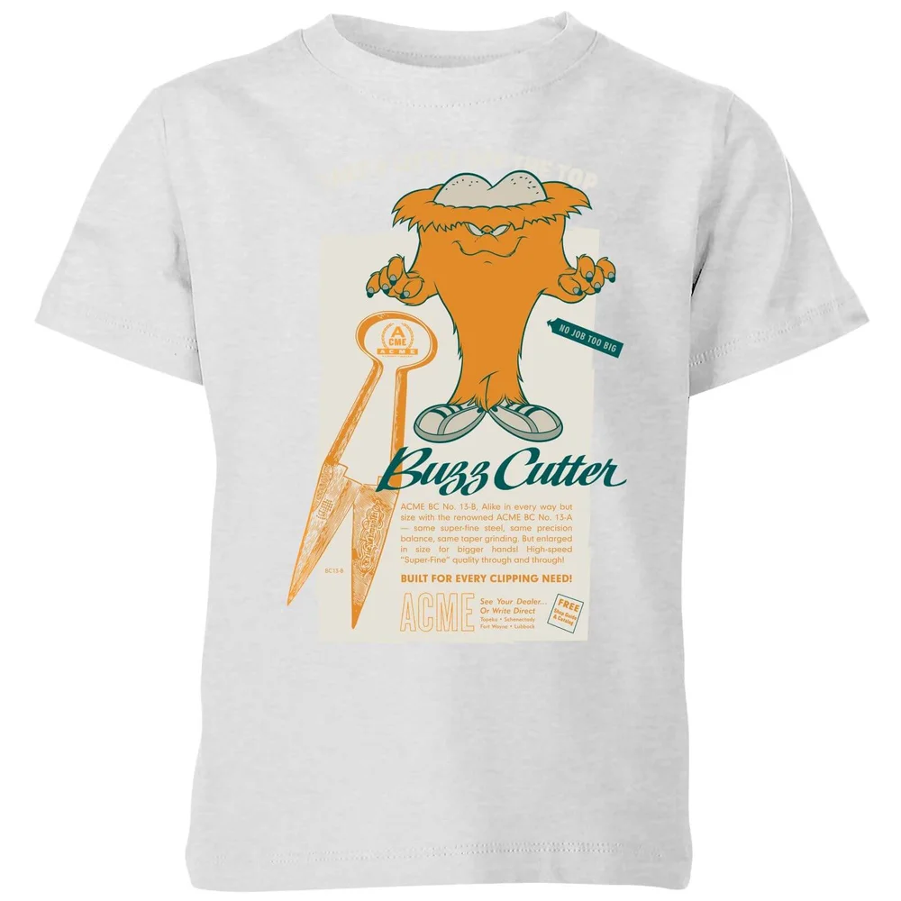 Looney Tunes ACME Buzzcutter Kids' T-Shirt - Grey - 3-4 Jahre Bild 1