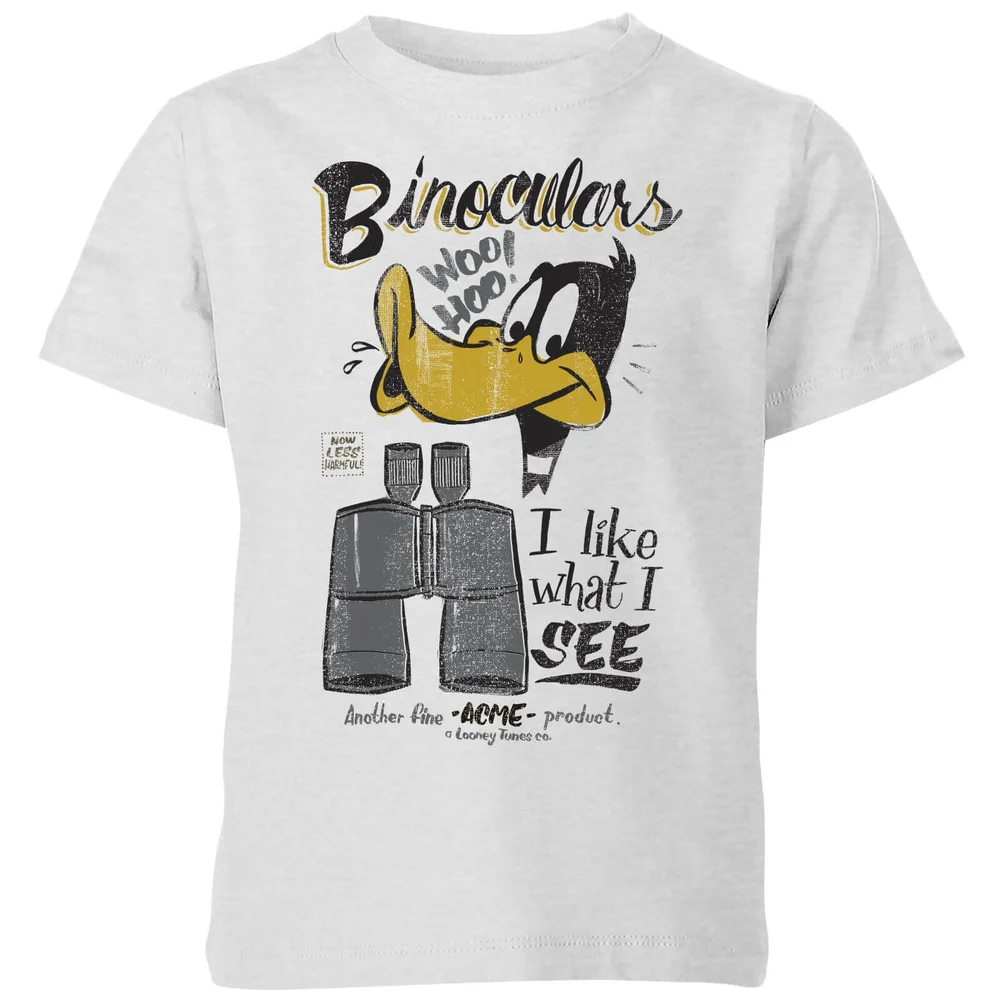 Looney Tunes ACME Binoculars Kids' T-Shirt - Grey - 3-4 Jahre Bild 1