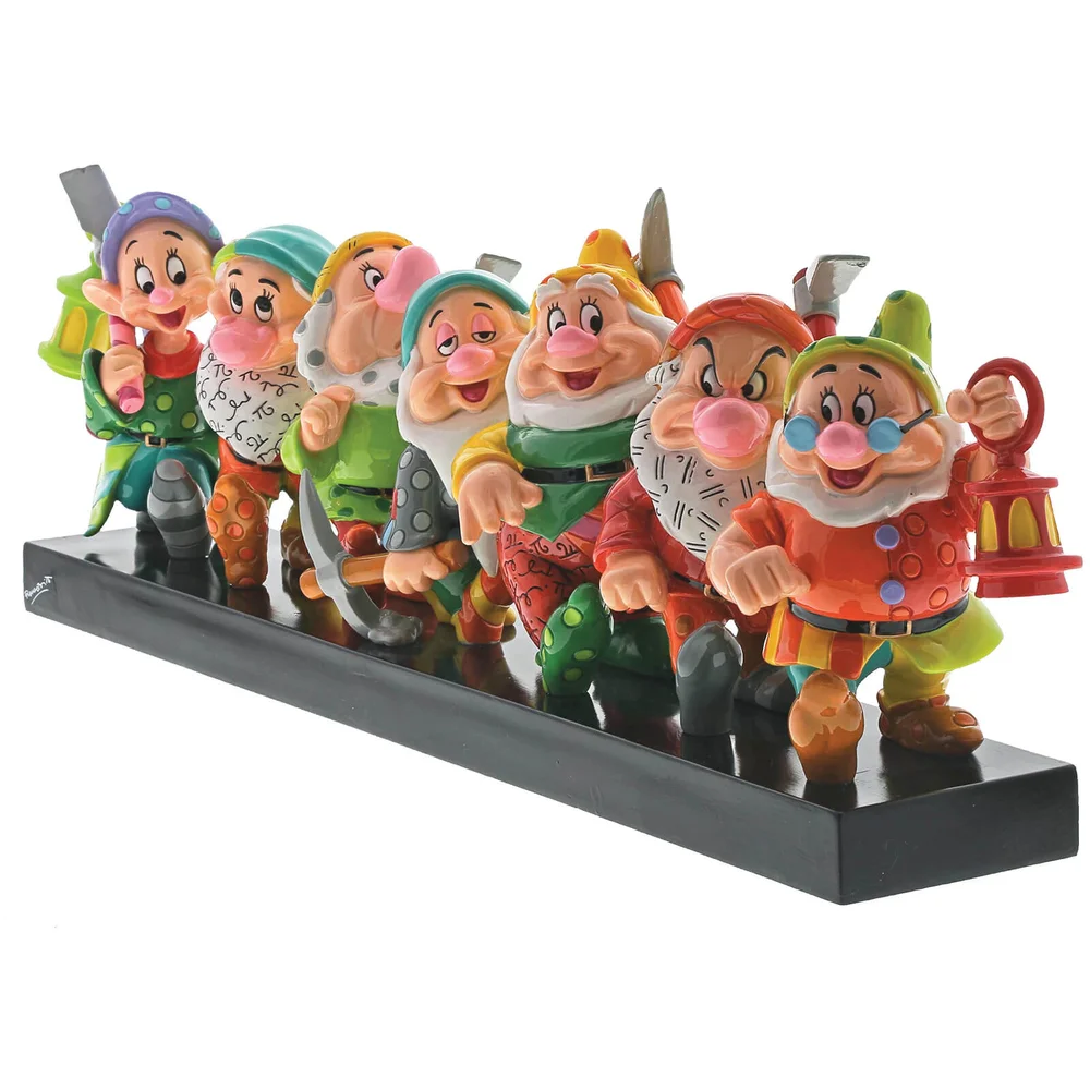 Disney Britto Sieben Zwerge Figur 15,0 cm Bild 1