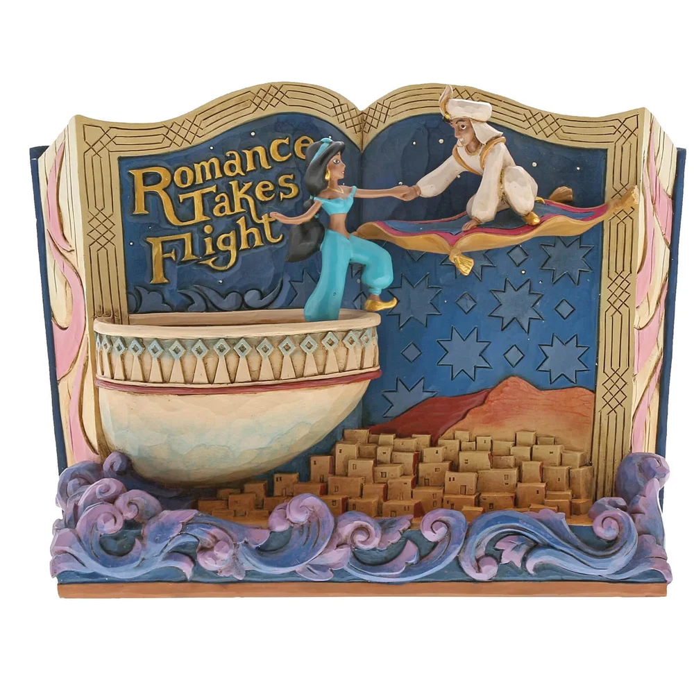 Disney Traditions Romance Takes Flight (Buch „Aladdin“) 14,0 cm Bild 1