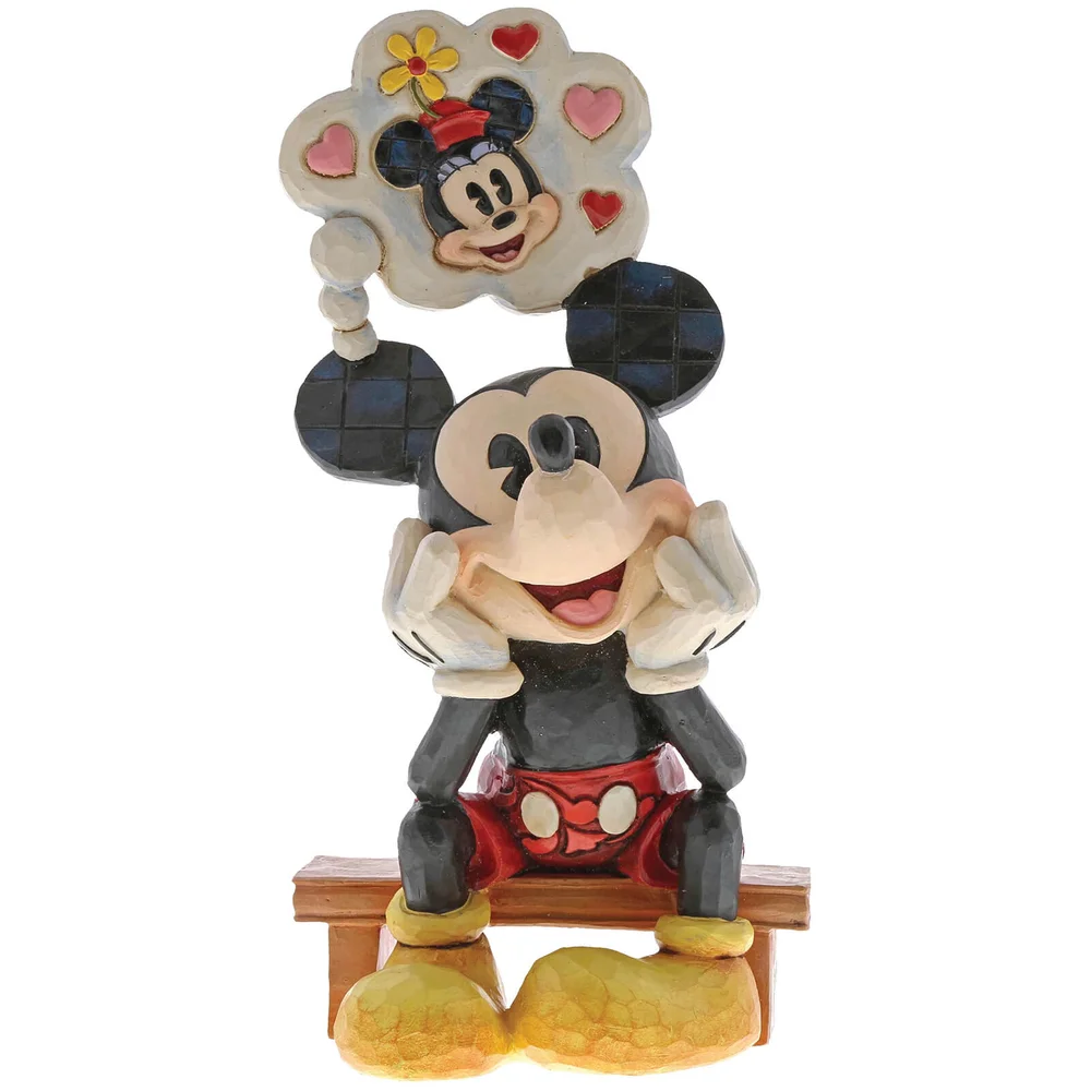 Disney Traditions Thinking of You (Figur Mickey Mouse mit Gedankenblase) 15,5 cm Bild 1