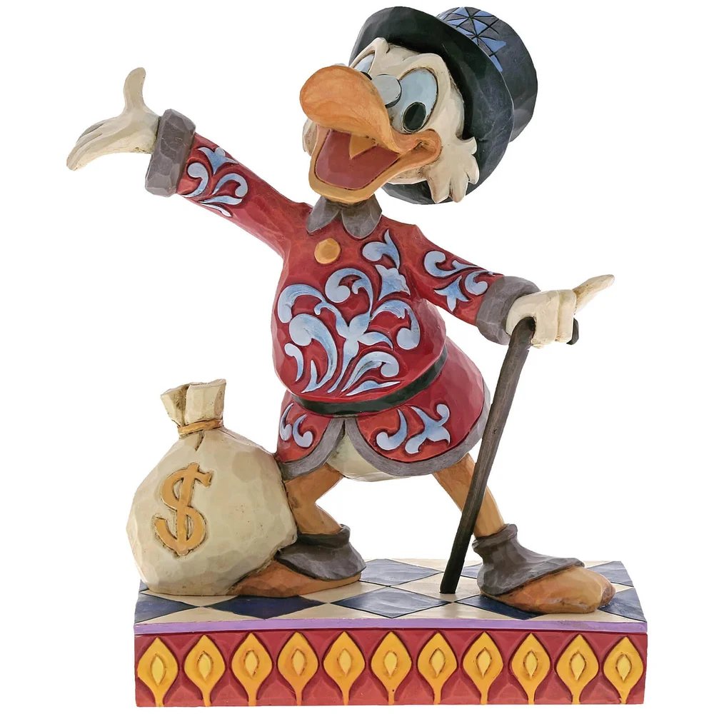 Disney Traditions Treasure Seeking Tycoon (Dagobert Duck mit Geldsack) 16,5 cm Bild 1