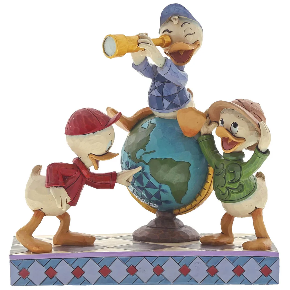Disney Traditions Navigating Nephews (Huey, Dewie and Louie Figurine) 17.0cm Bild 1