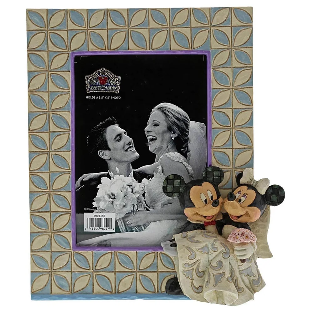Disney Traditions Mickey und Minnie Hochzeitsbilderrahmen 18,0 cm Bild 1