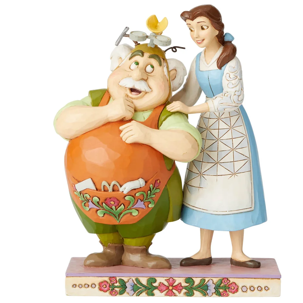 Disney Traditions Treue Tochter (Belle und Maurice Figur) 23,0 cm Bild 1