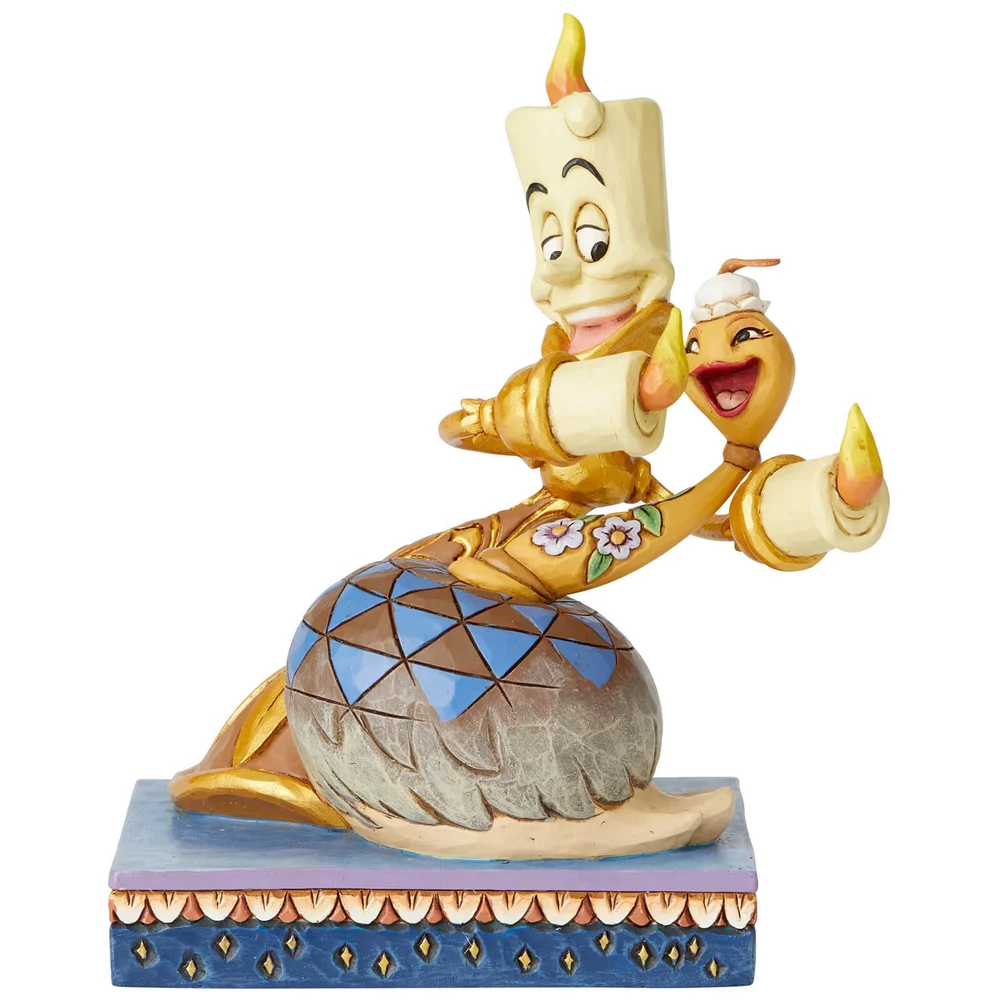 Disney Traditions Romance by Candlelight (Lumiere und Staubwedel Figur) 15,0 cm Bild 1