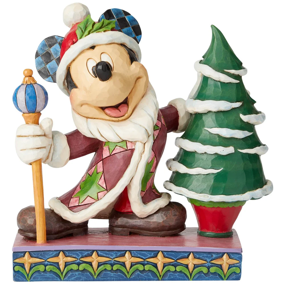 Disney Traditions Jolly Ol’ St. Mick (Mickey Mouse Weihnachtsmann) 19,0 cm Bild 1