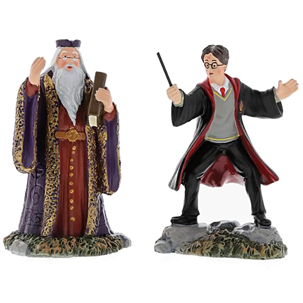Harry Potter Village Harry und der Schulleiter 8,0 cm Bild 1