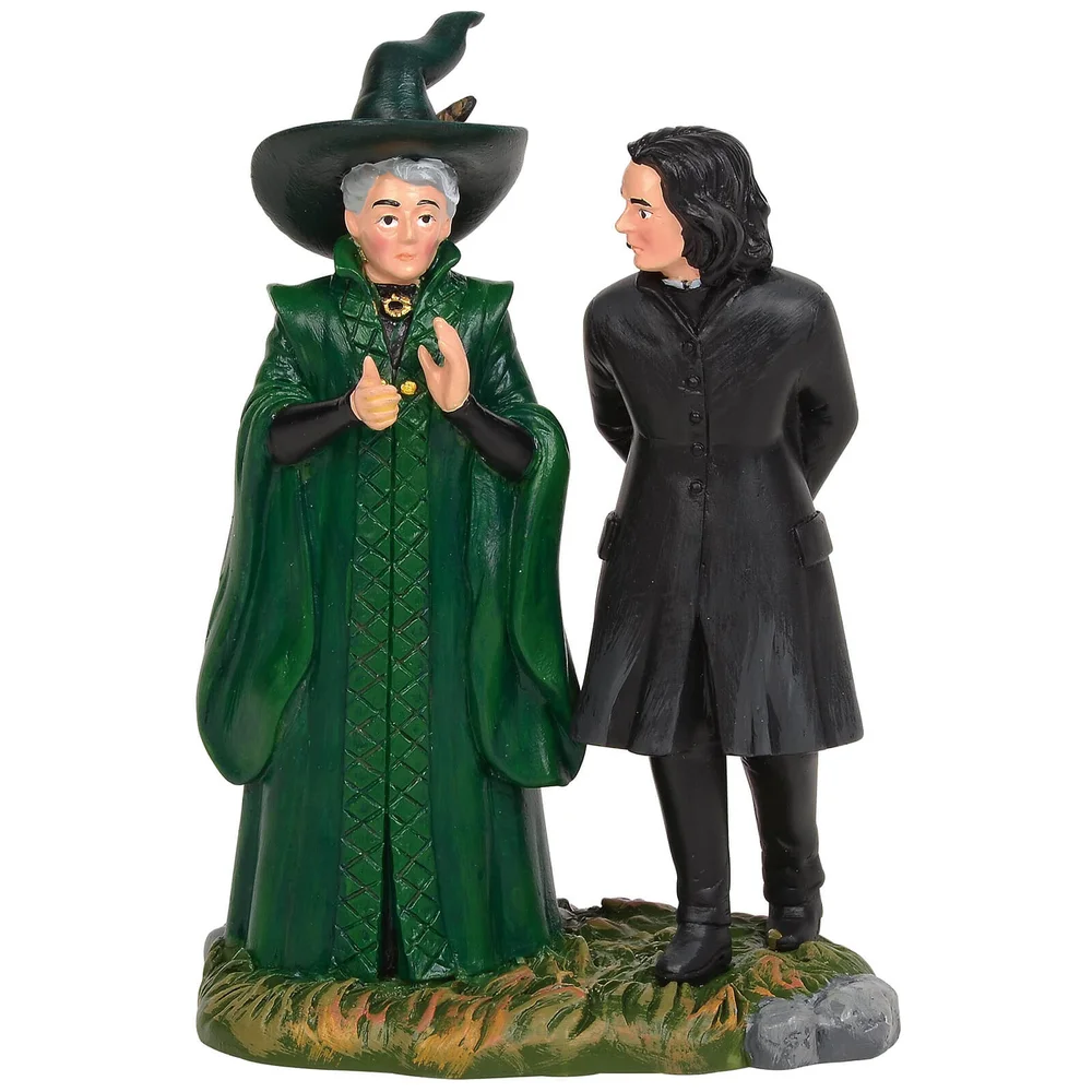 Harry Potter Village Professor Snape und Professor Minerva McGonagal 9,0 cm Bild 1
