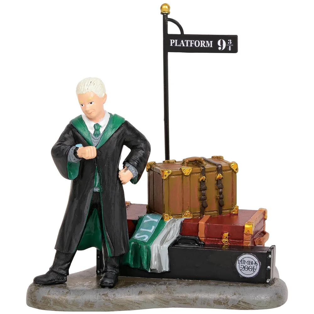 Harry Potter Village Draco Malfoy at Platform 9 3/4 Figure 9.0cm Bild 1