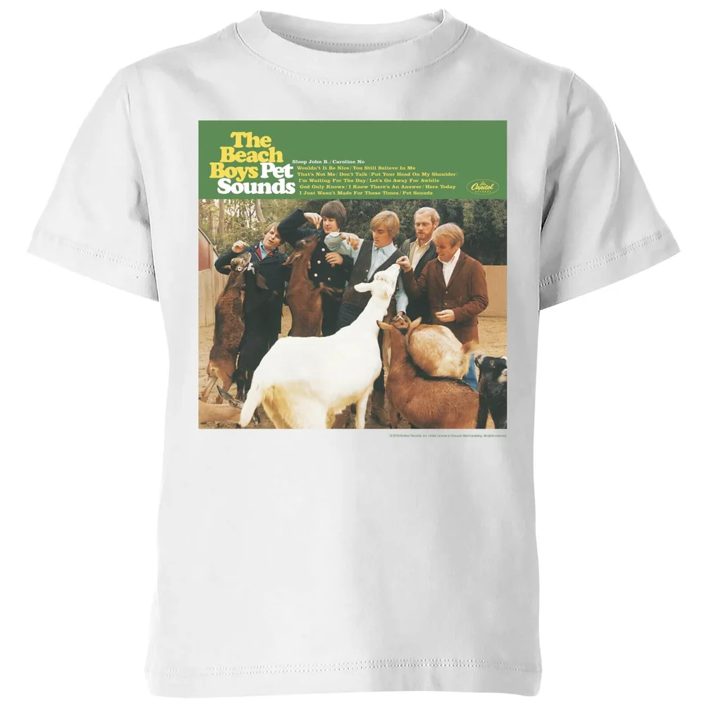 The Beach Boys Pet Sounds Kinder T-Shirt - Weiß - 3-4 Jahre - Weiß Bild 1