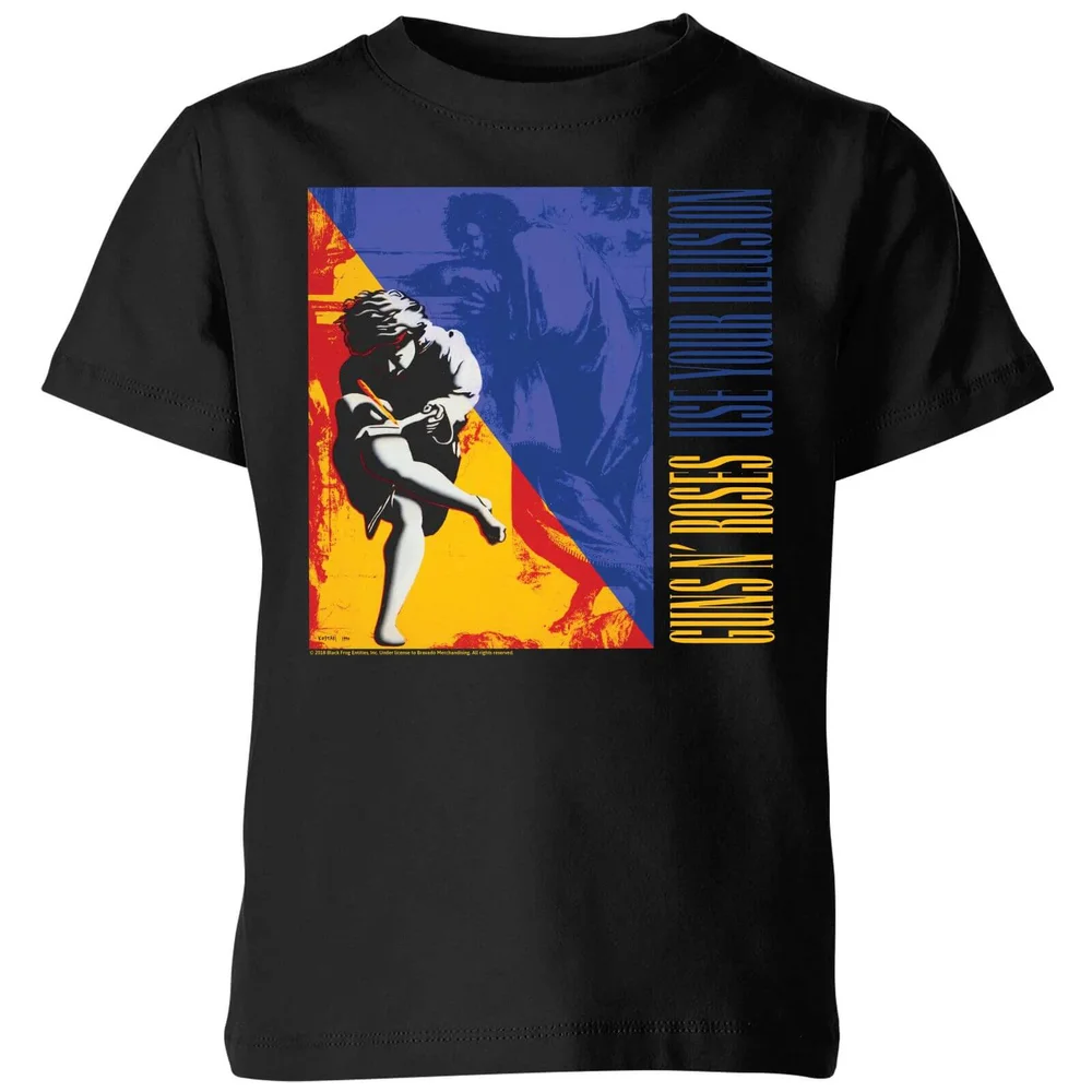 Guns N Roses Use Your Illusion Kinder T-Shirt - Schwarz - 3-4 Jahre - Schwarz Bild 1
