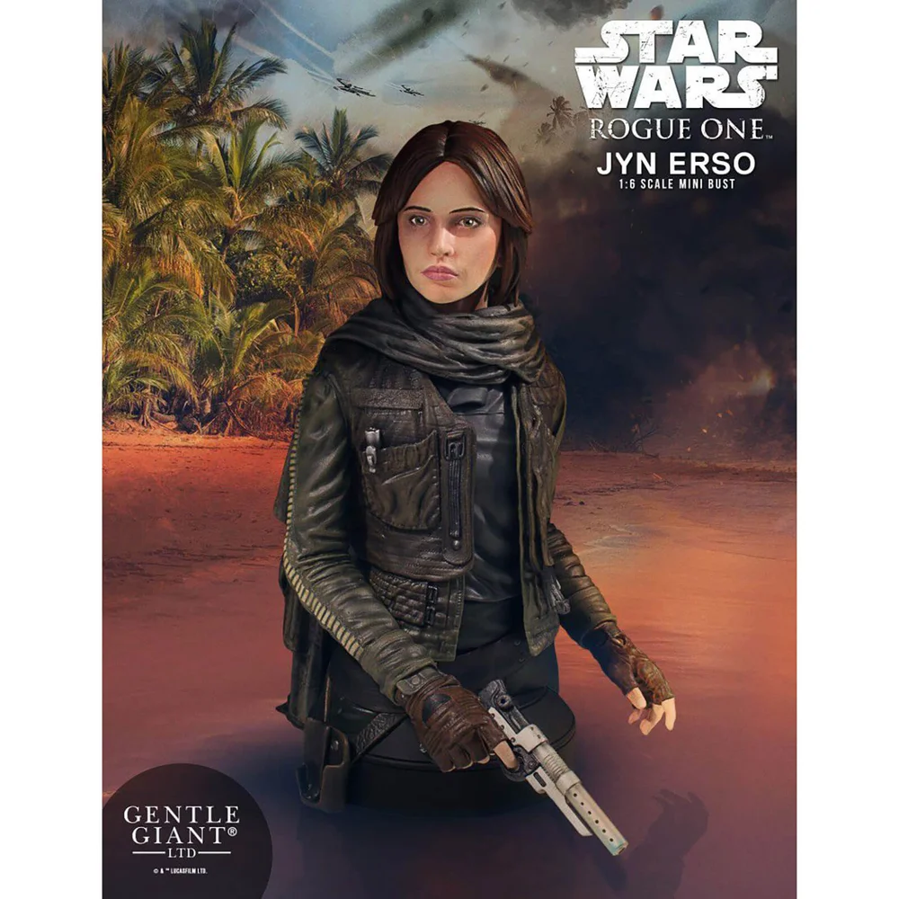 Gentle Giant Star Wars Jyn Erso (Seal Commander) 1/6 Mini Bust - 16cm Bild 1