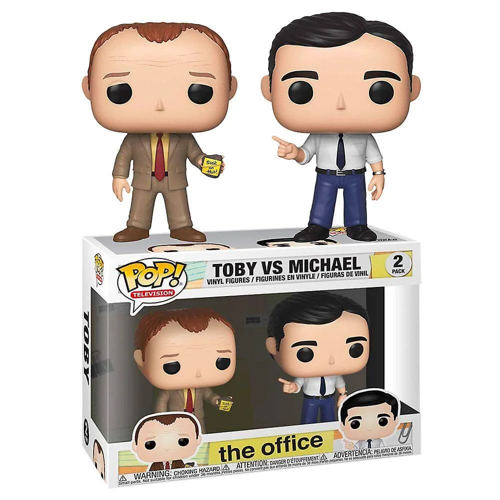 The Office - Toby vs Michael 2-Pack Pop! Vinyl Figuren Bild 1