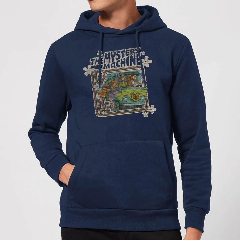 Scooby Doo Mystery Machine Psychedelic Hoodie - Navy - S Bild 1