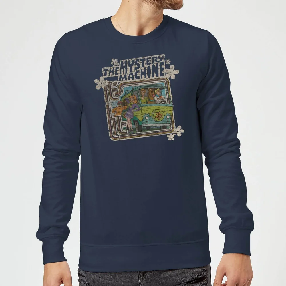 Scooby Doo Mystery Machine Psychedelic Sweatshirt - Navy - S Bild 1