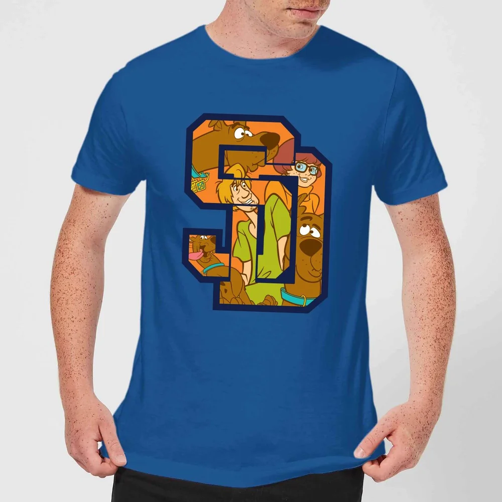 Scooby Doo Collegiate Men's T-Shirt - Royal Blue - S Bild 1
