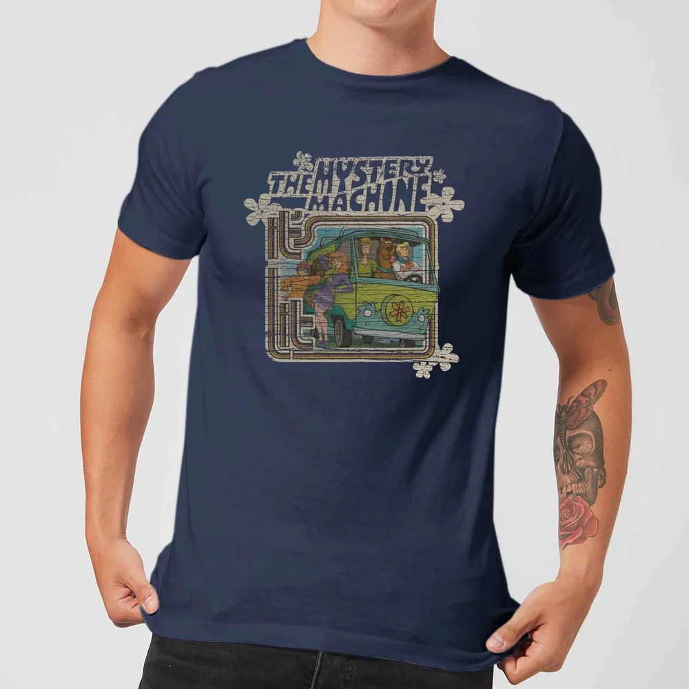 Scooby Doo Mystery Machine Psychedelic Men's T-Shirt - Navy - S Bild 1