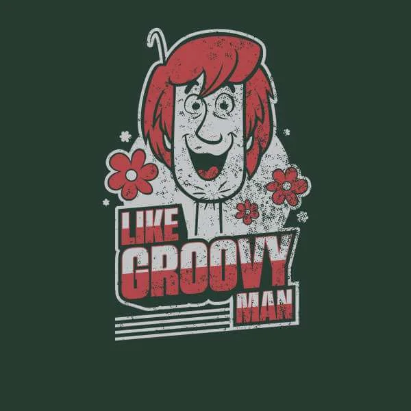 Scooby Doo Like, Groovy Man Men's T-Shirt - Forest Green