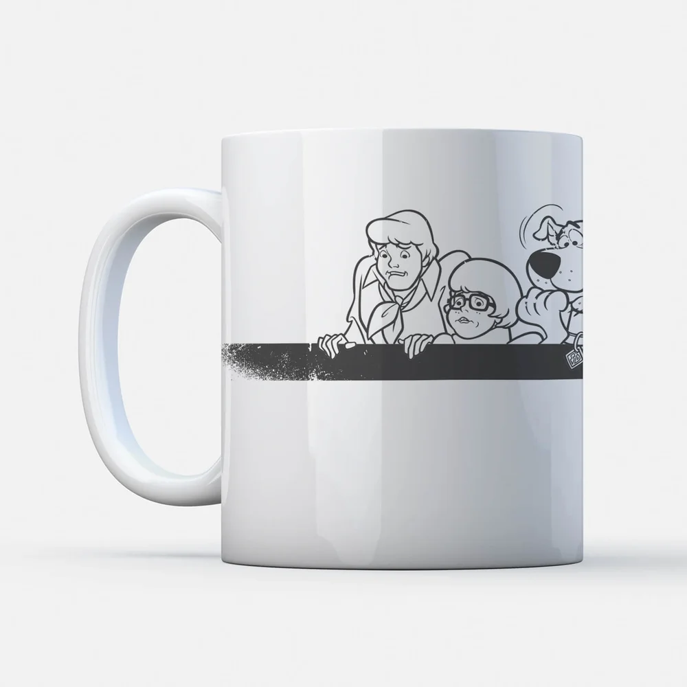 Scooby Doo Gang Retro Stripe Mug Bild 1