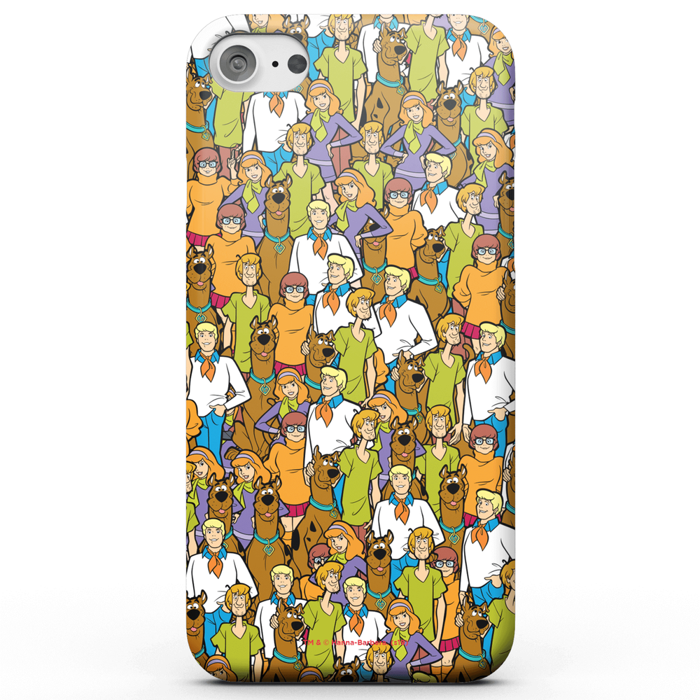 Scooby Doo Character Pattern Smartphone Hülle für iPhone und Android - iPhone 5/5s - Snap Hülle Matt Bild 1