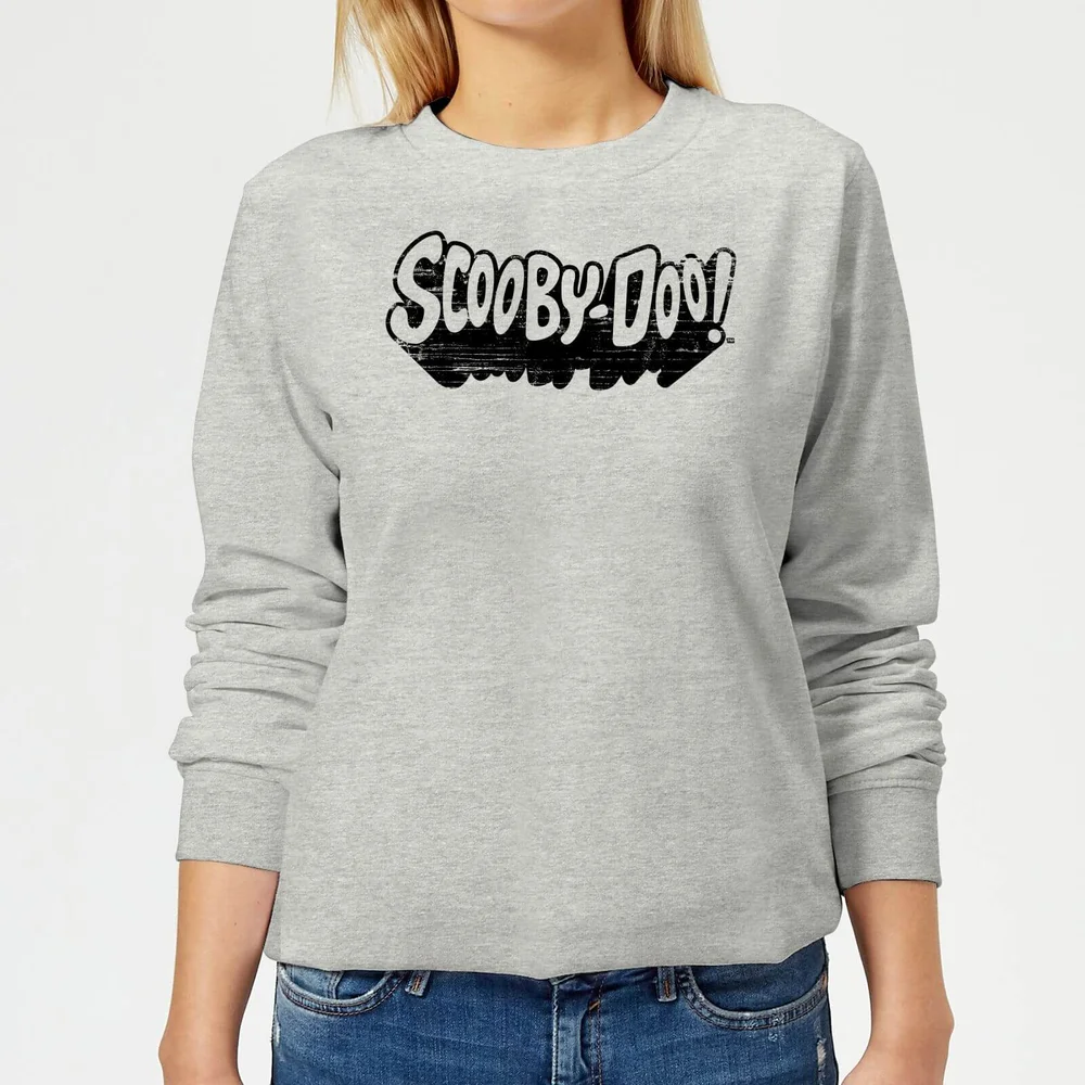 Scooby Doo Retro Mono Logo Women's Sweatshirt - Grey - 3XL - Grau Bild 1