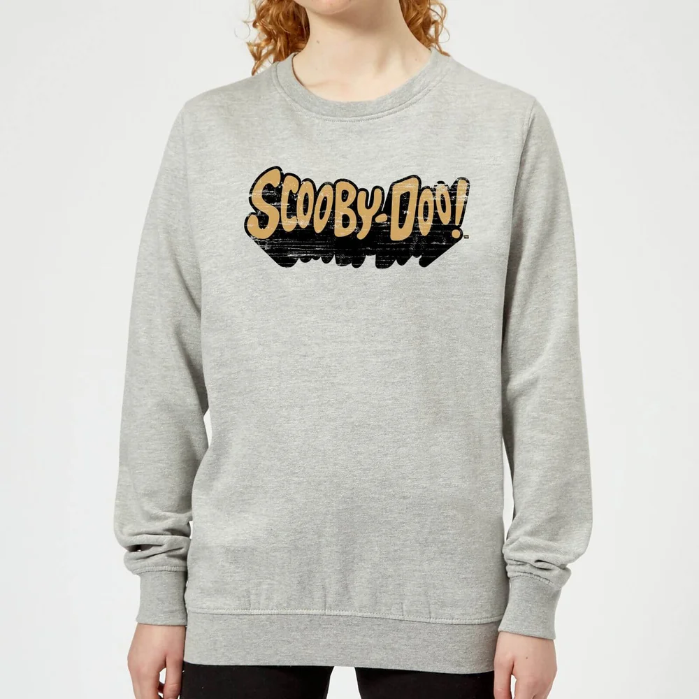 Scooby Doo Retro Colour Logo Women's Sweatshirt - Grey - 3XL - Grau Bild 1