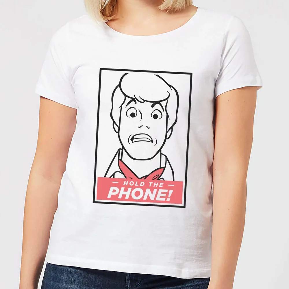 Scooby Doo Hold The Phone Women's T-Shirt - White - S Bild 1
