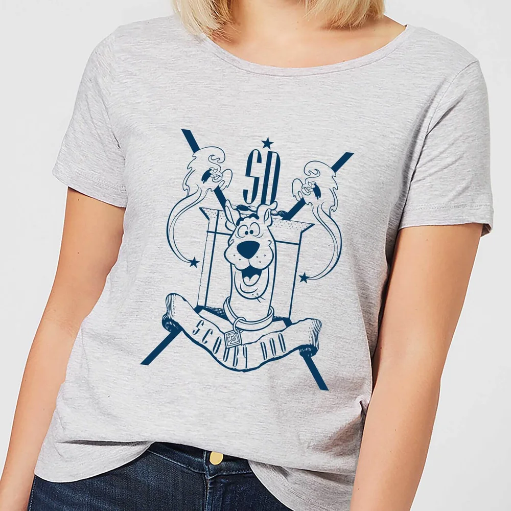 Scooby Doo Coat Of Arms Women's T-Shirt - Grey - XS Bild 1