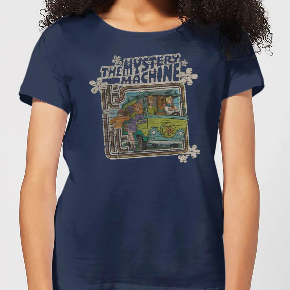 Scooby Doo Mystery Machine Psychedelic Women's T-Shirt - Navy - S Bild 1