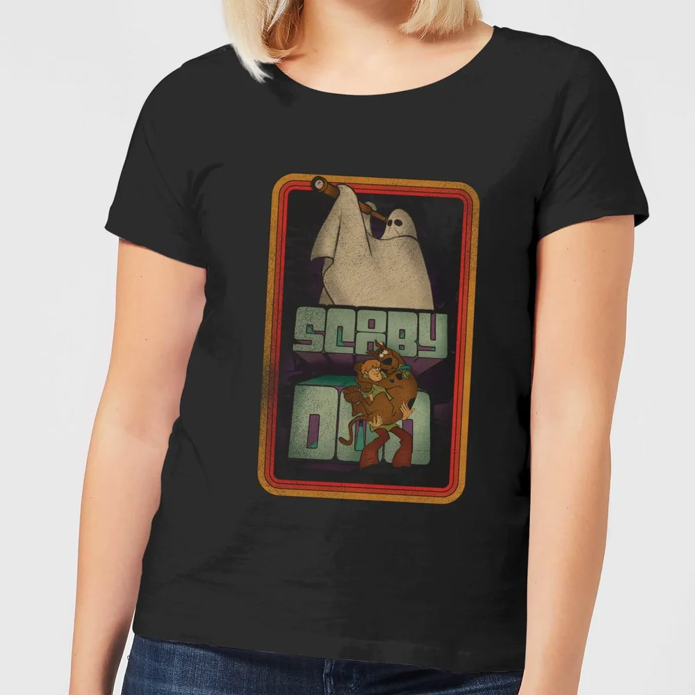 Scooby Doo Retro Ghostie Women's T-Shirt - Black - S Bild 1
