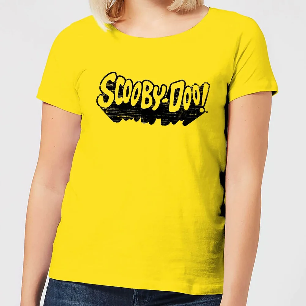 Scooby Doo Retro Mono Logo Women's T-Shirt - Yellow - S Bild 1
