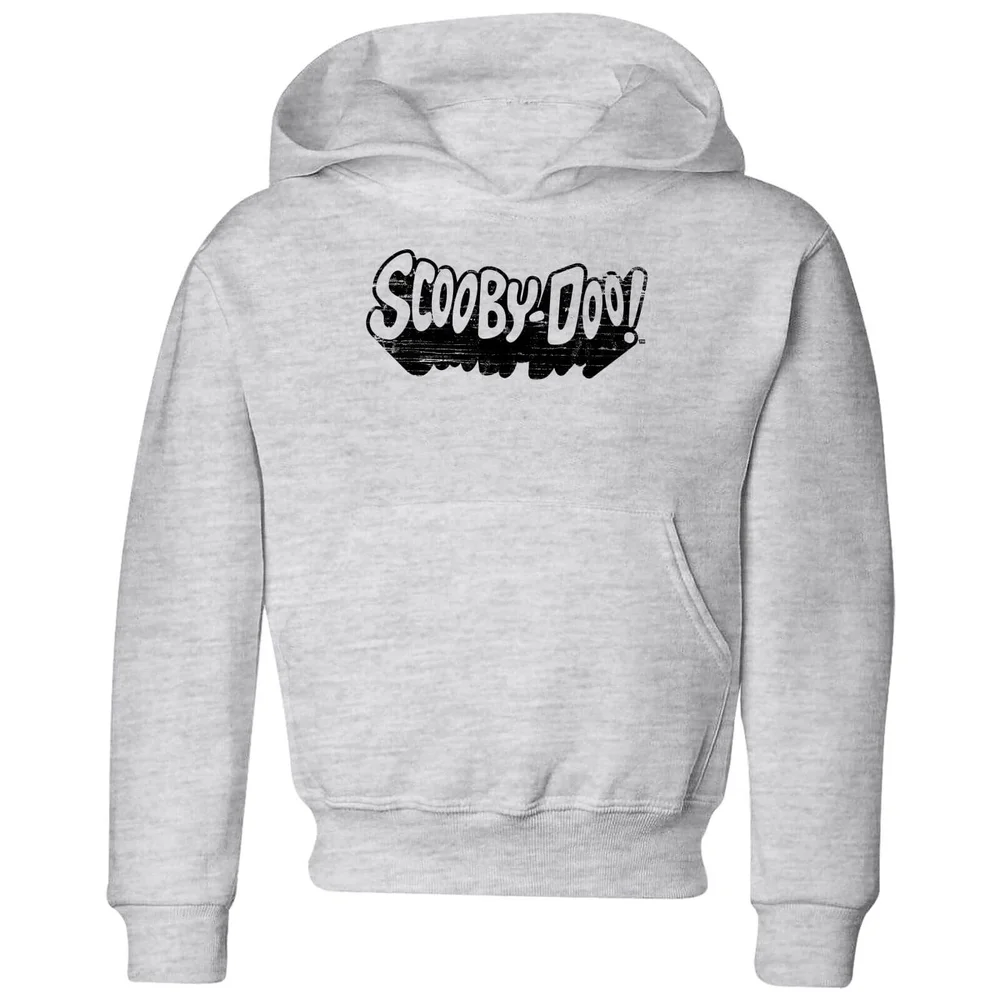 Scooby Doo Retro Mono Logo Kids' Hoodie - Grey - 3-4 Jahre Bild 1