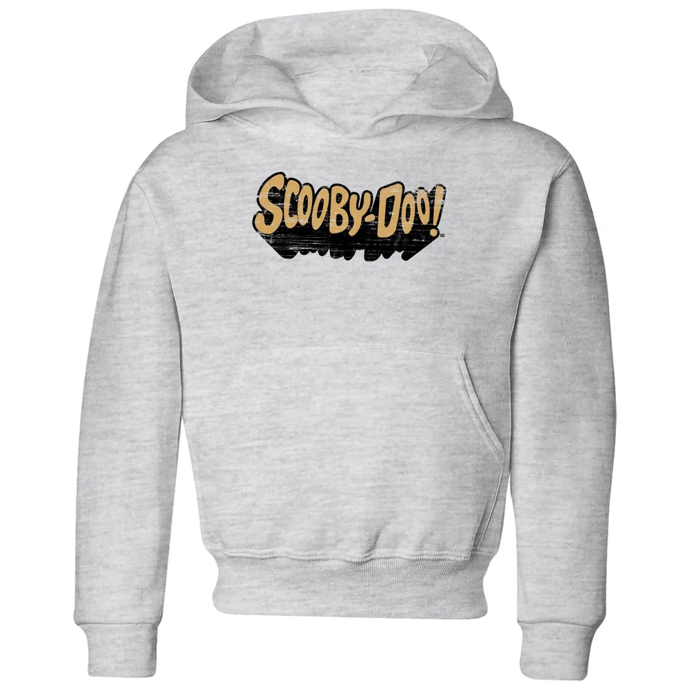 Scooby Doo Retro Colour Logo Kids' Hoodie - Grey - 3-4 Jahre Bild 1