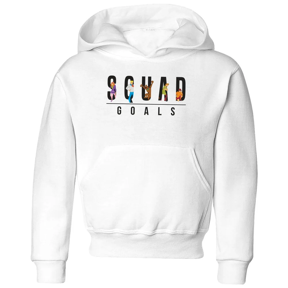 Scooby Doo Squad Goals Kids' Hoodie - White - 11-12 Jahre Bild 1