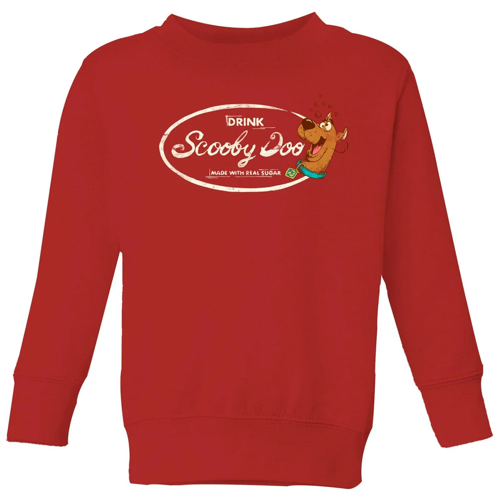 Scooby Doo Cola Kids' Sweatshirt - Red - 3-4 Jahre Bild 1