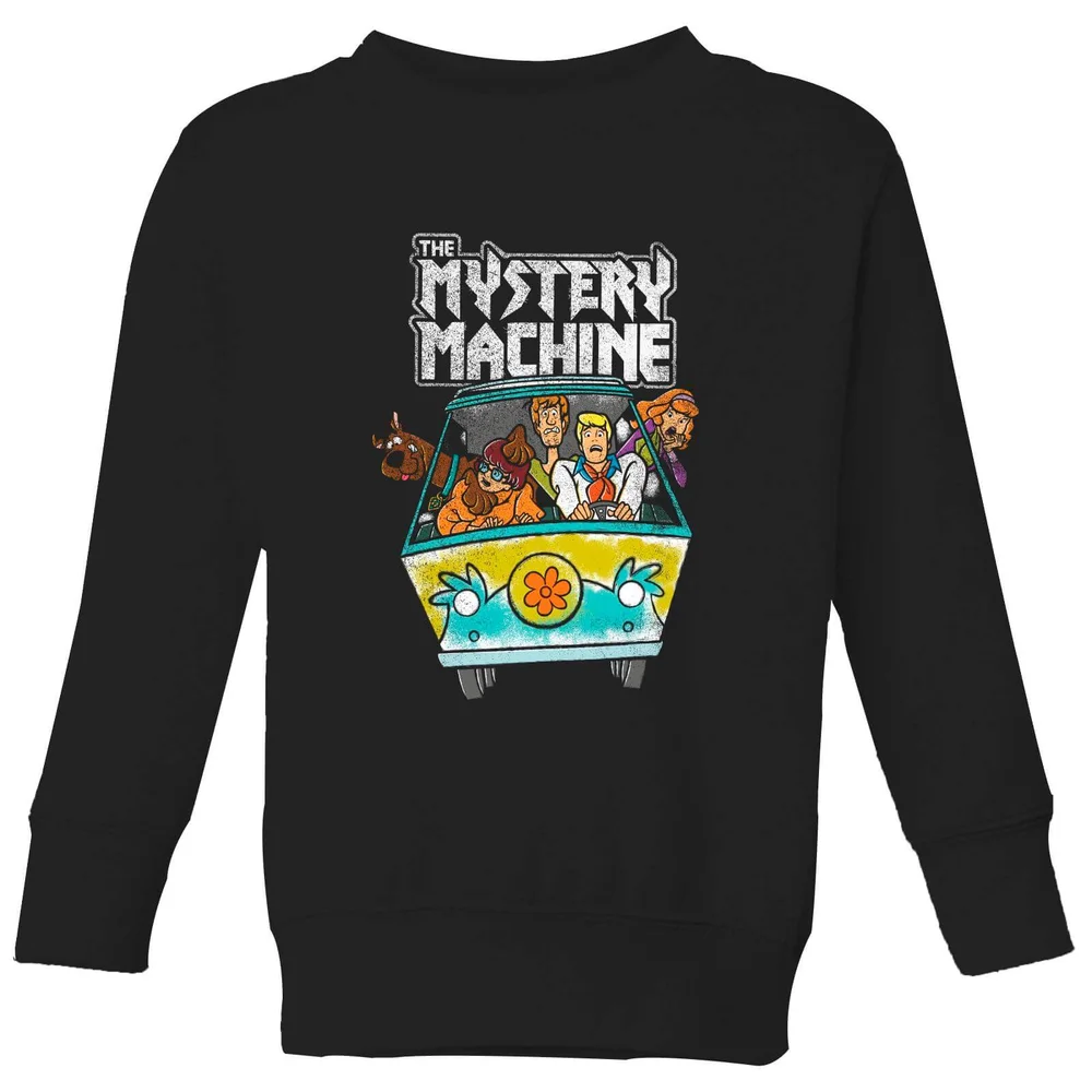 Scooby Doo Mystery Machine Heavy Metal Kids' Sweatshirt - Black - 3-4 Jahre Bild 1