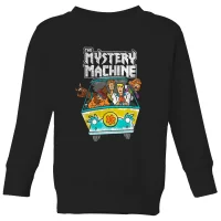 Scooby Doo Mystery Machine Heavy Metal Kids' Sweatshirt - Black