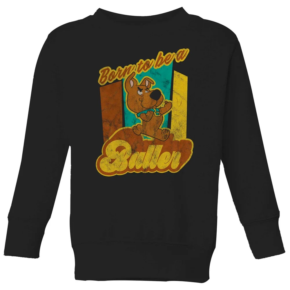 Scooby Doo Born To Be A Baller Kids' Sweatshirt - Black - 3-4 Jahre Bild 1