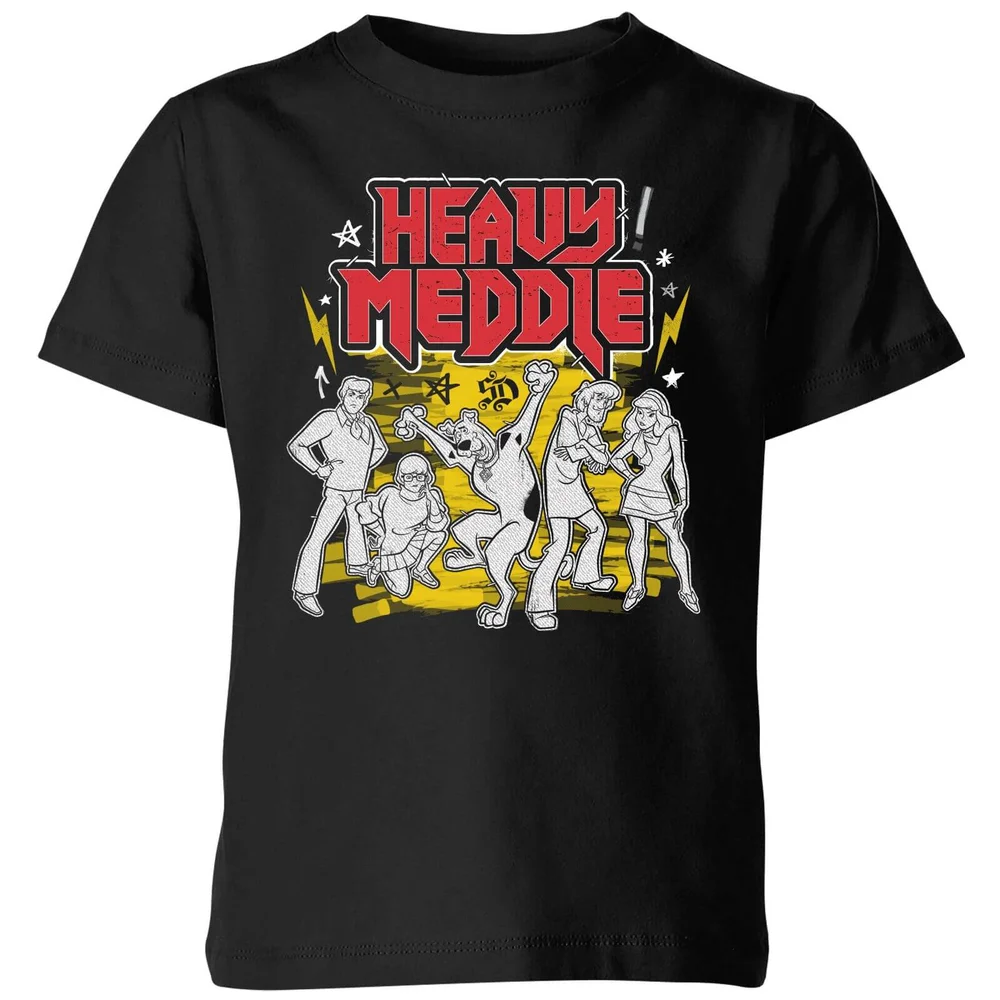 Scooby Doo Heavy Meddle Kids' T-Shirt - Black - 3-4 Jahre Bild 1