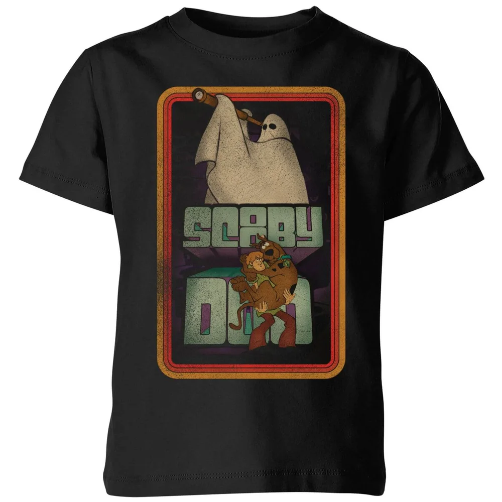 Scooby Doo Retro Ghostie Kids' T-Shirt - Black - 3-4 Jahre Bild 1