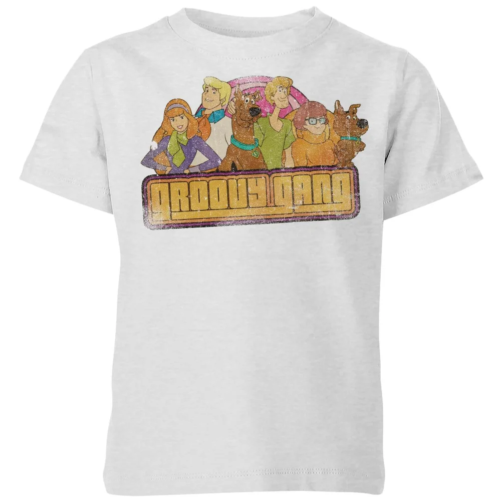 Scooby Doo Groovy Gang Kids' T-Shirt - Grey - 3-4 Jahre Bild 1