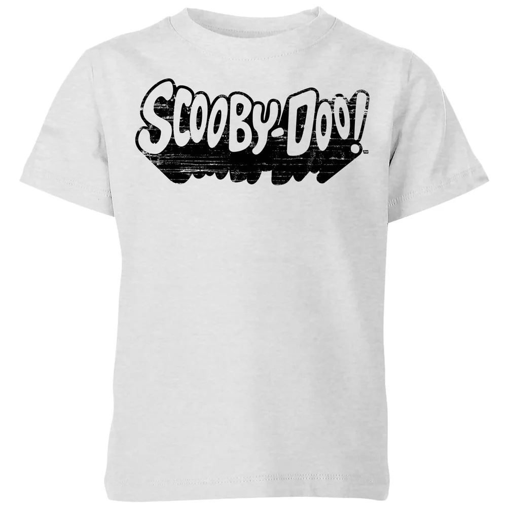 Scooby Doo Retro Mono Logo Kids' T-Shirt - Grey - 3-4 Jahre Bild 1