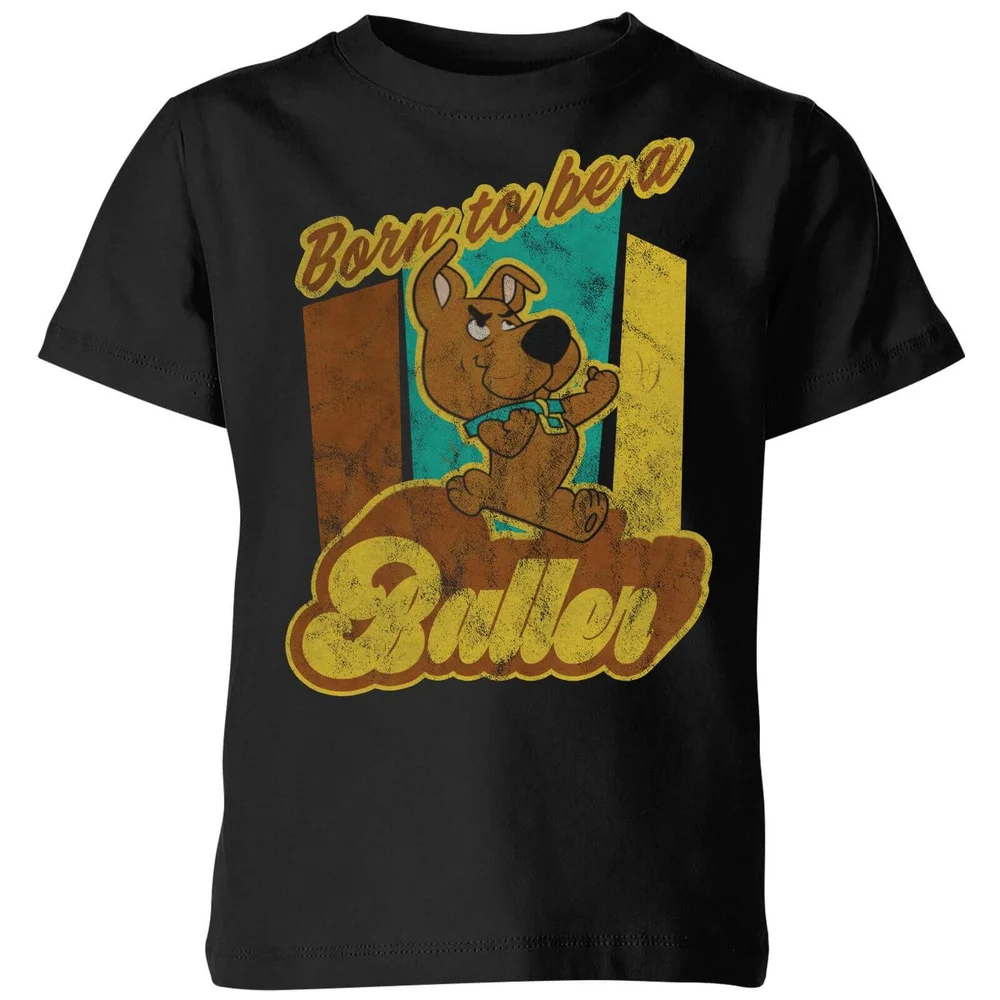 Scooby Doo Born To Be A Baller Kids' T-Shirt - Black - 3-4 Jahre Bild 1