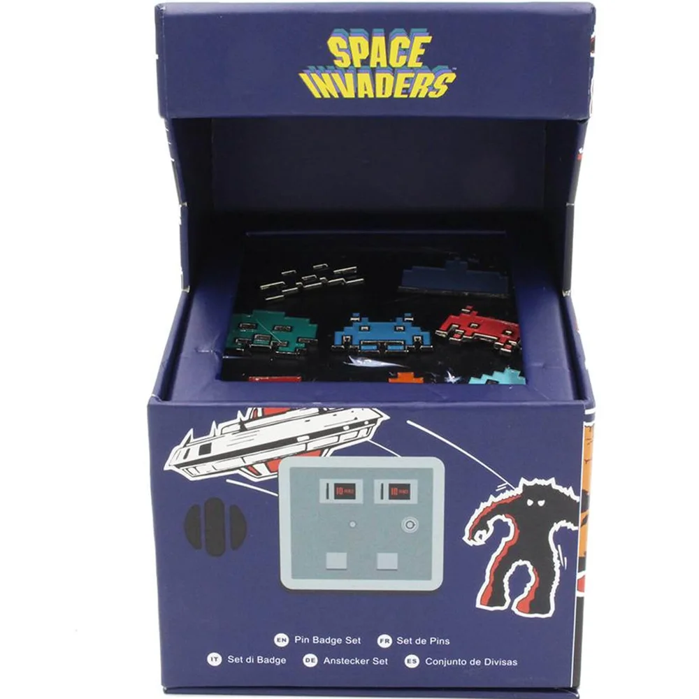 Space Invaders Arcade Pin Badge Set Bild 1