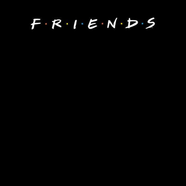 Friends Logo Contrast Sweatshirt - Black
