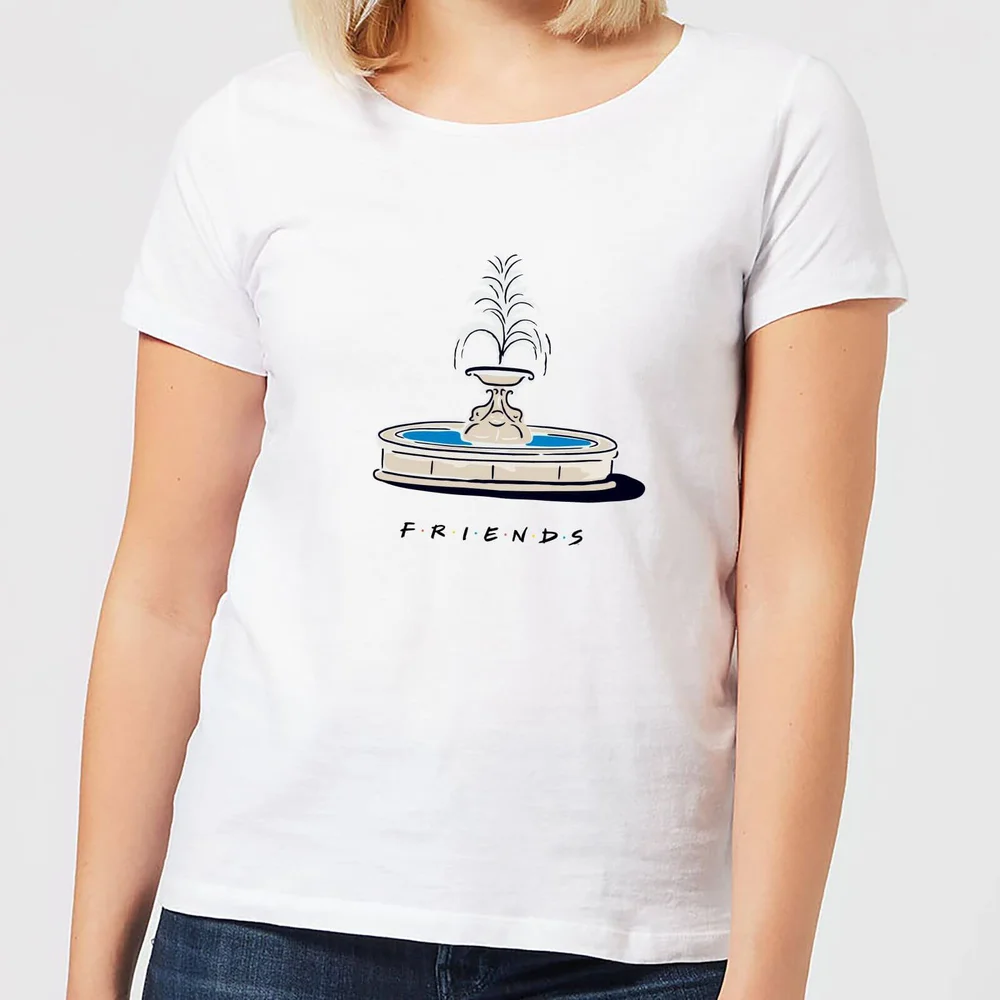 Friends Fountain Women's T-Shirt - White - XS Bild 1