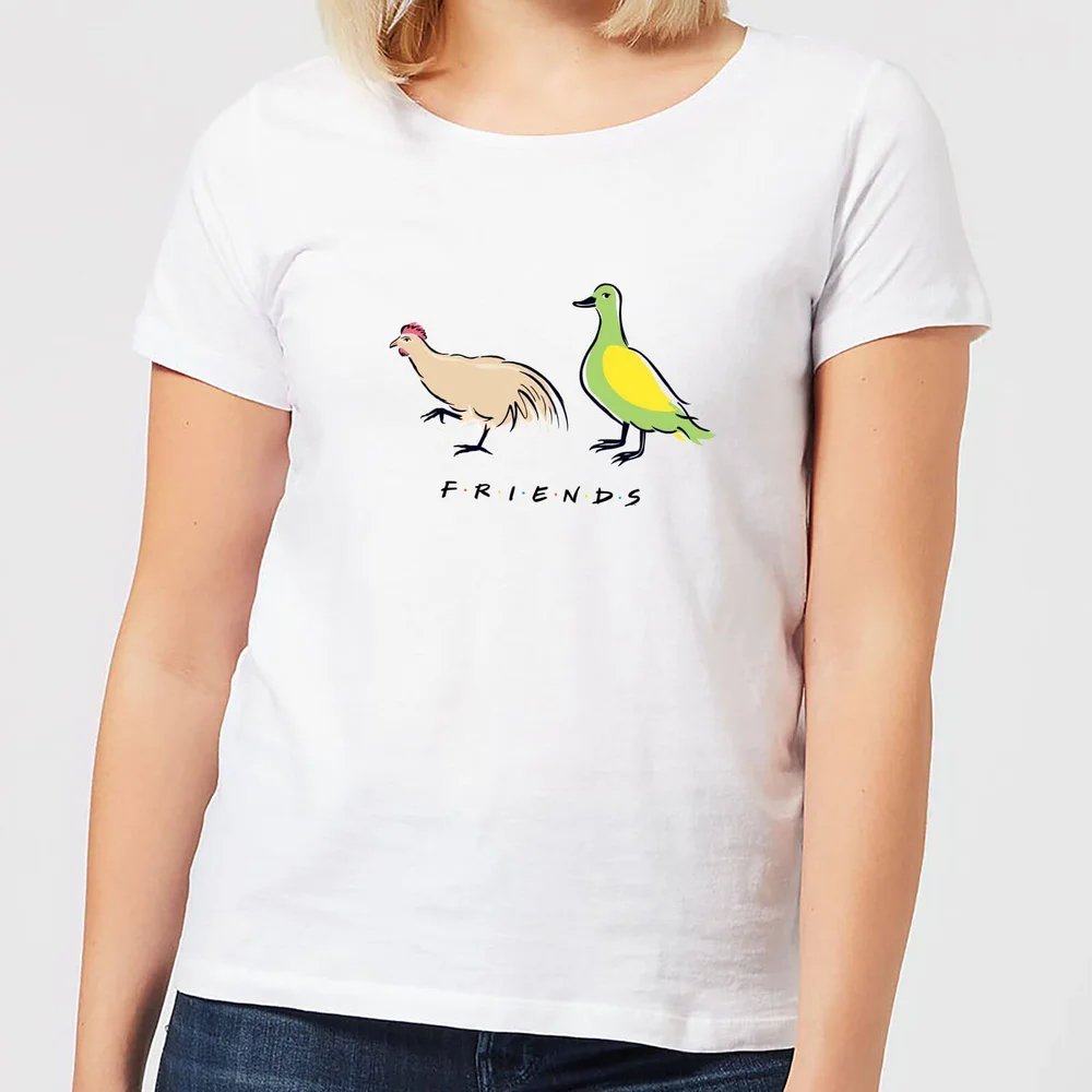Friends The Chick And The Duck Women's T-Shirt - White - XS Bild 1