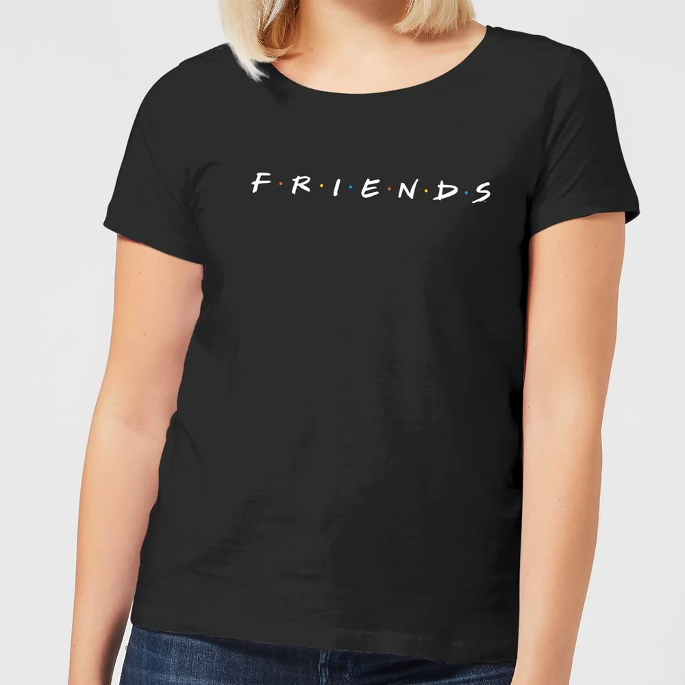 Friends Logo Contrast Women's T-Shirt - Black - XS Bild 1